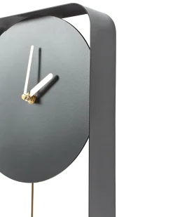 Orologio da parete SERVOZ 21 cm Metallo Nero