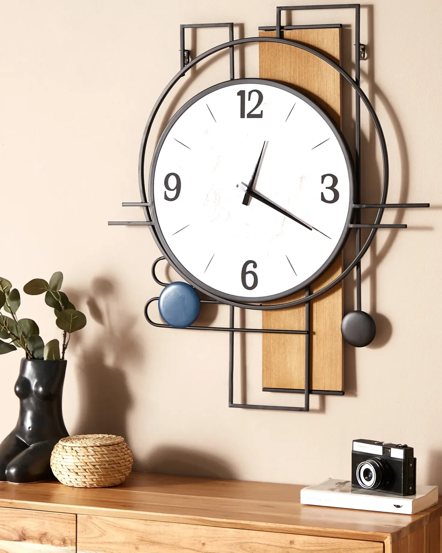 Orologio da parete TAVEL 60 cm Multicolore