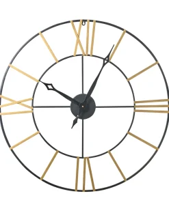 Orologio da parete VALSOT 80 cm Metallo Oro
