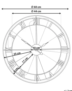 Orologio da parete WIKON 60 cm Metallo Multicolore