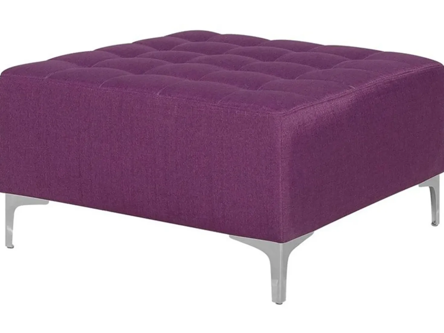 Ottomana ABERDEEN Tessuto Viola