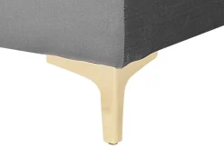 Ottomana ABERDEEN Velluto Grigio