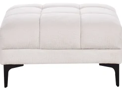 Ottomana ALNES Tessuto Bianco sporco