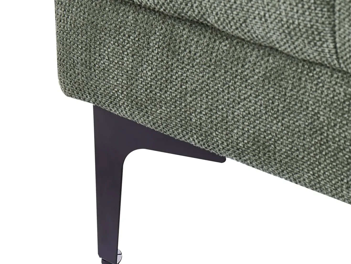 Ottomana ALNES Tessuto Verde scuro