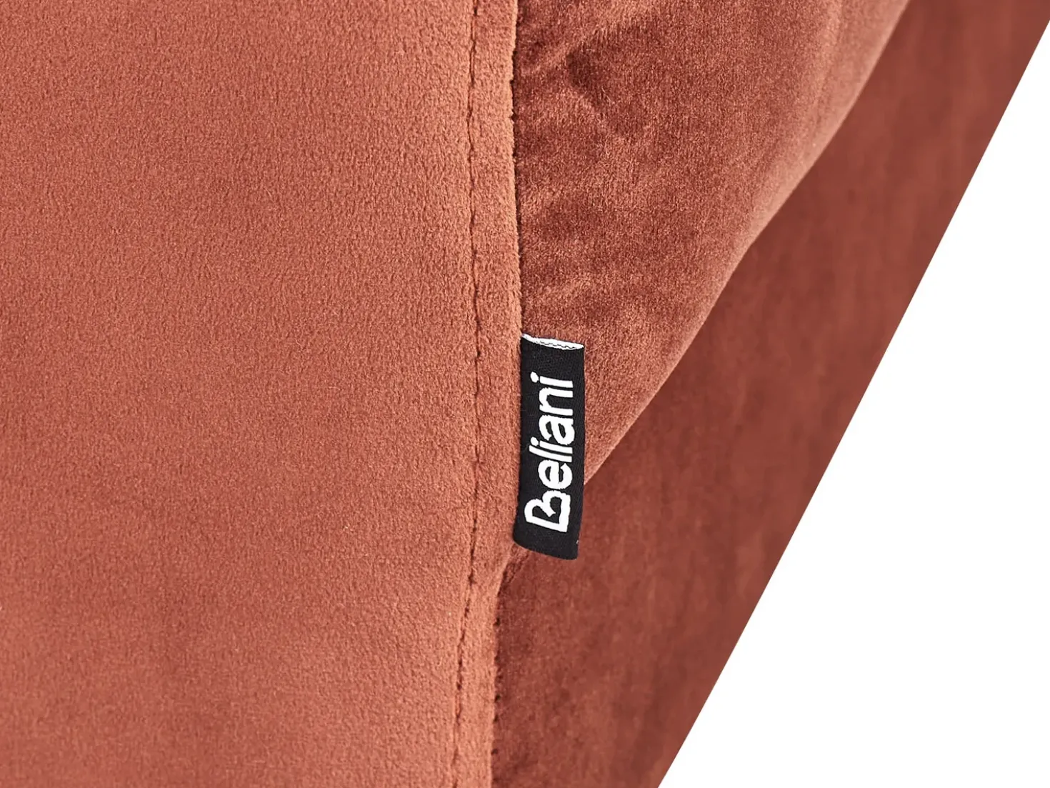 Ottomana ALNES Velluto Rosso chiaro
