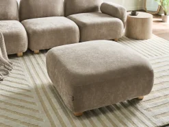 Ottomana AMLI Tessuto Beige