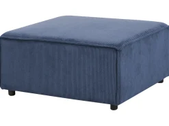 Ottomana ARDAL Velluto a coste Blu scuro