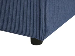 Ottomana ARDAL Velluto a coste Blu scuro