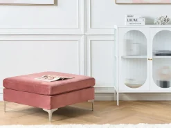 Ottomana EVJA Velluto Rosa