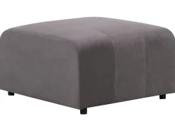 Ottomana FALSTERBO Velluto Grigio scuro