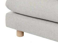 Ottomana HEDEN Tessuto Beige