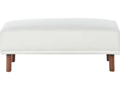 Ottomana HOLT Bouclé Bianco