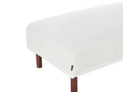 Ottomana HOLT Bouclé Bianco