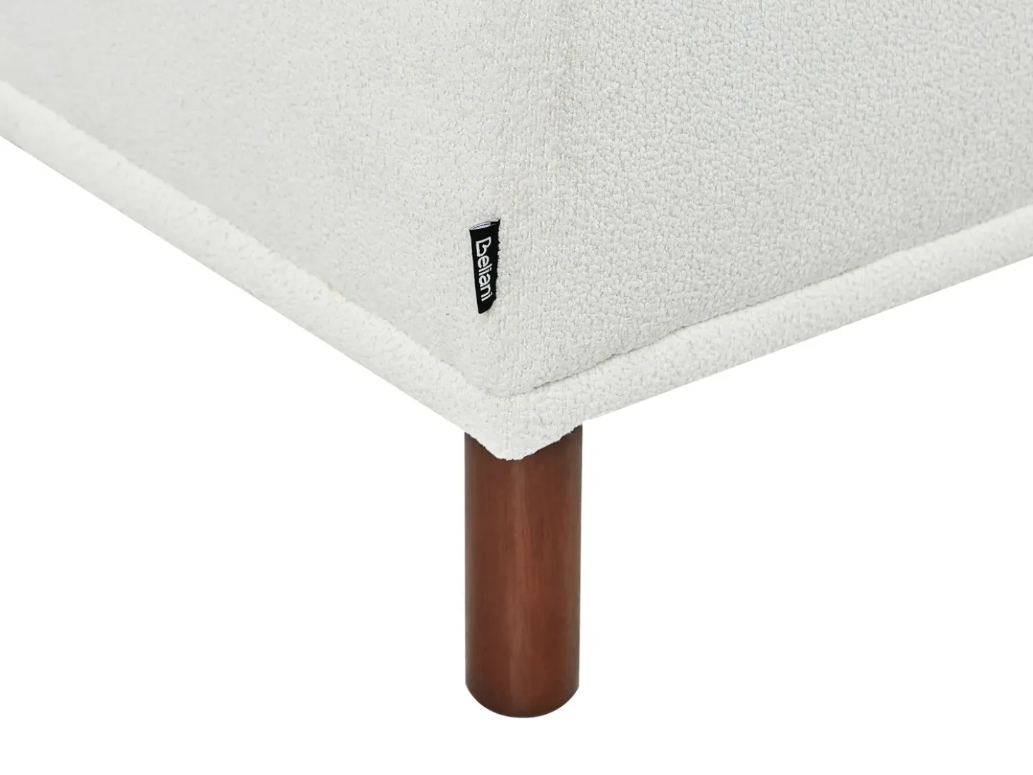 Ottomana HOLT Bouclé Bianco