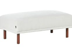 Ottomana HOLT Bouclé Bianco
