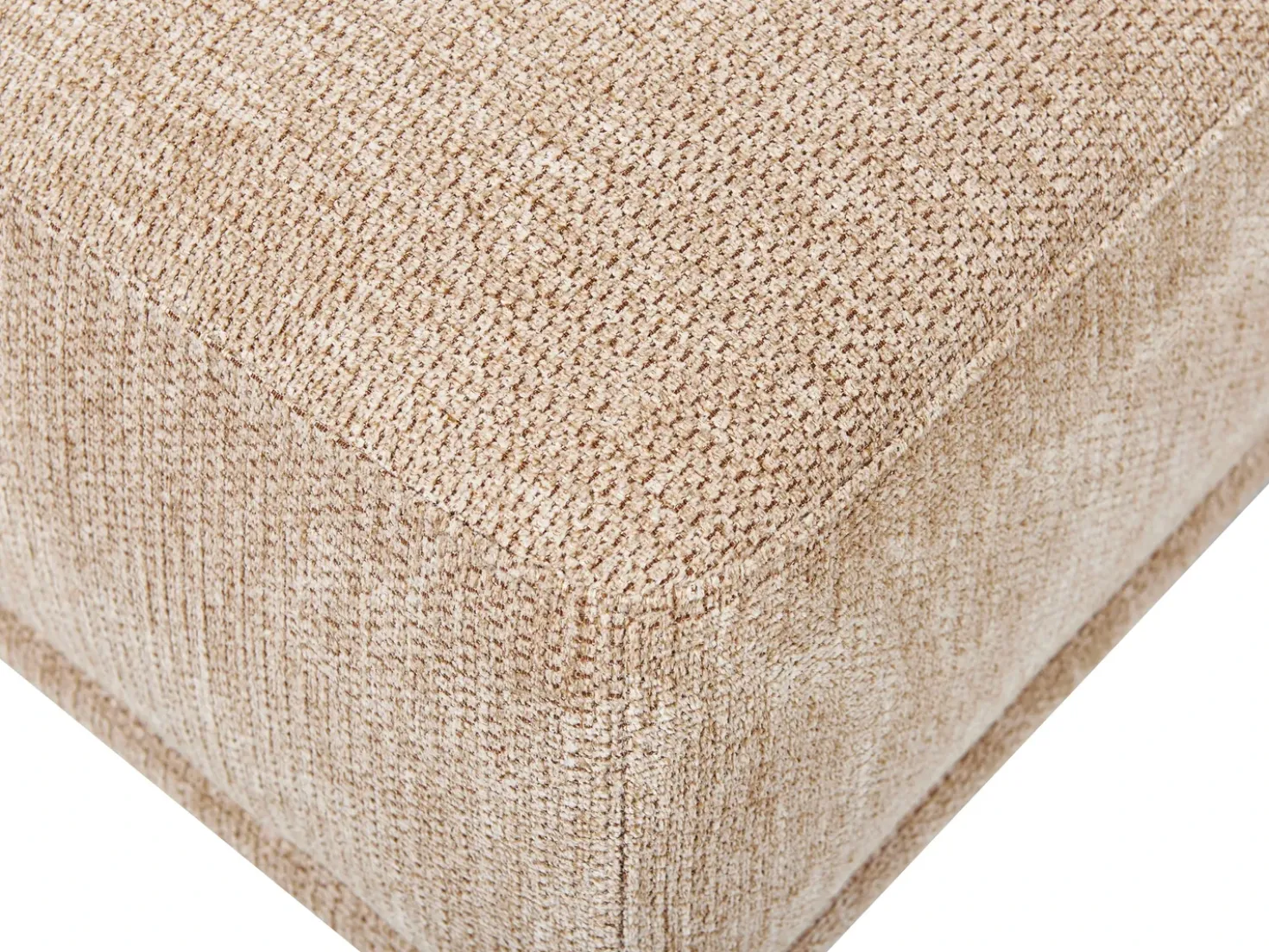 Ottomana HOLT Tessuto Beige
