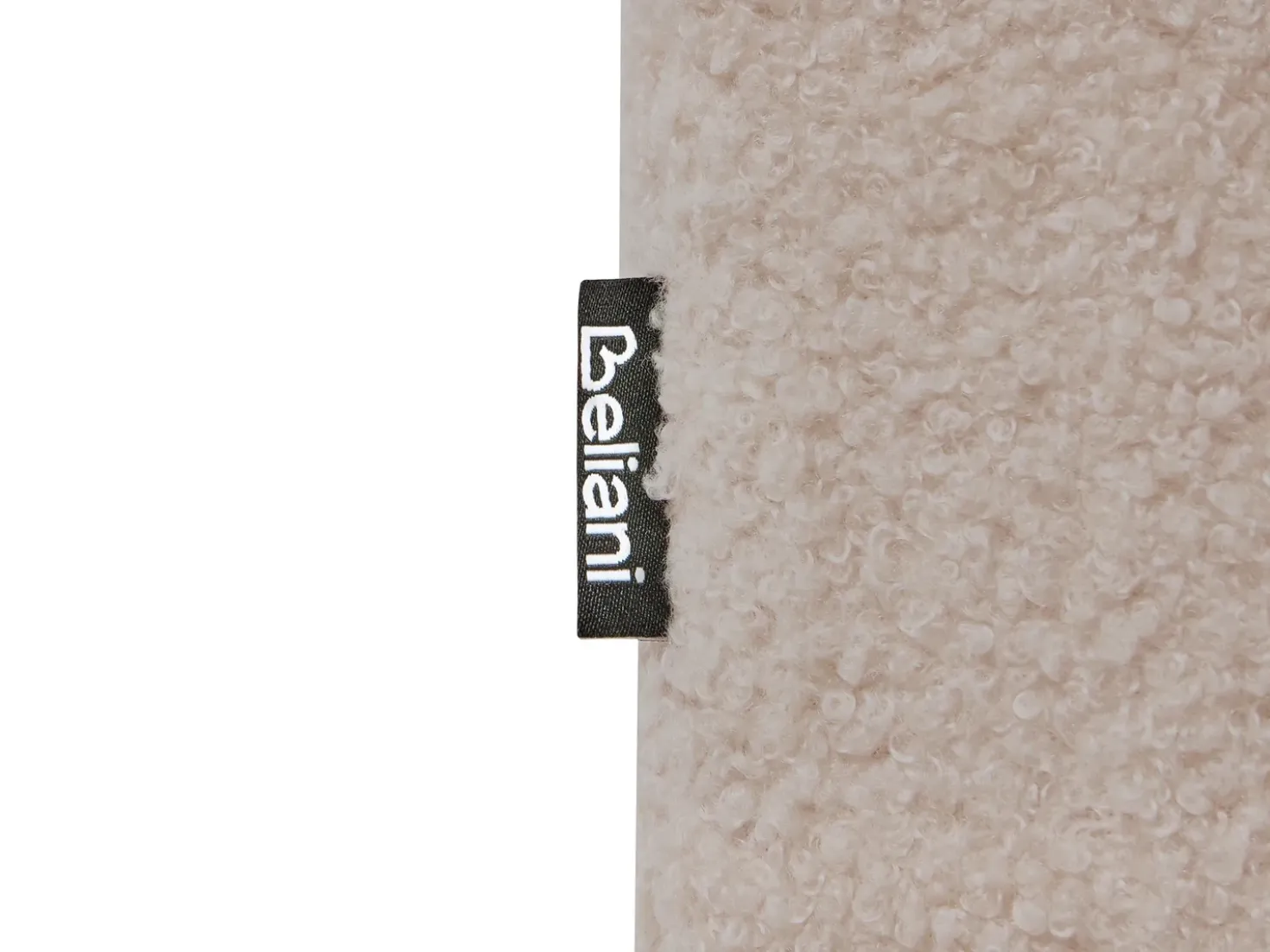Ottomana KIVVIK Bouclé Beige