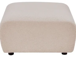 Ottomana KIVVIK Bouclé Beige