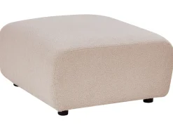Ottomana KIVVIK Bouclé Beige