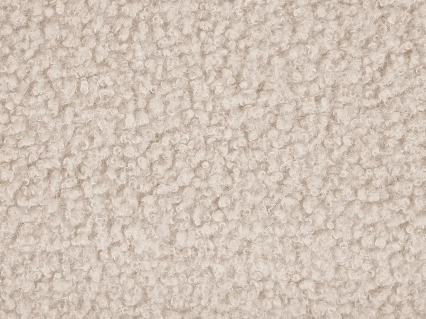 Ottomana KIVVIK Bouclé Beige