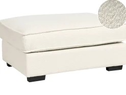 Ottomana KOLDING Bouclé Beige chiaro