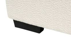 Ottomana KOLDING Bouclé Beige chiaro