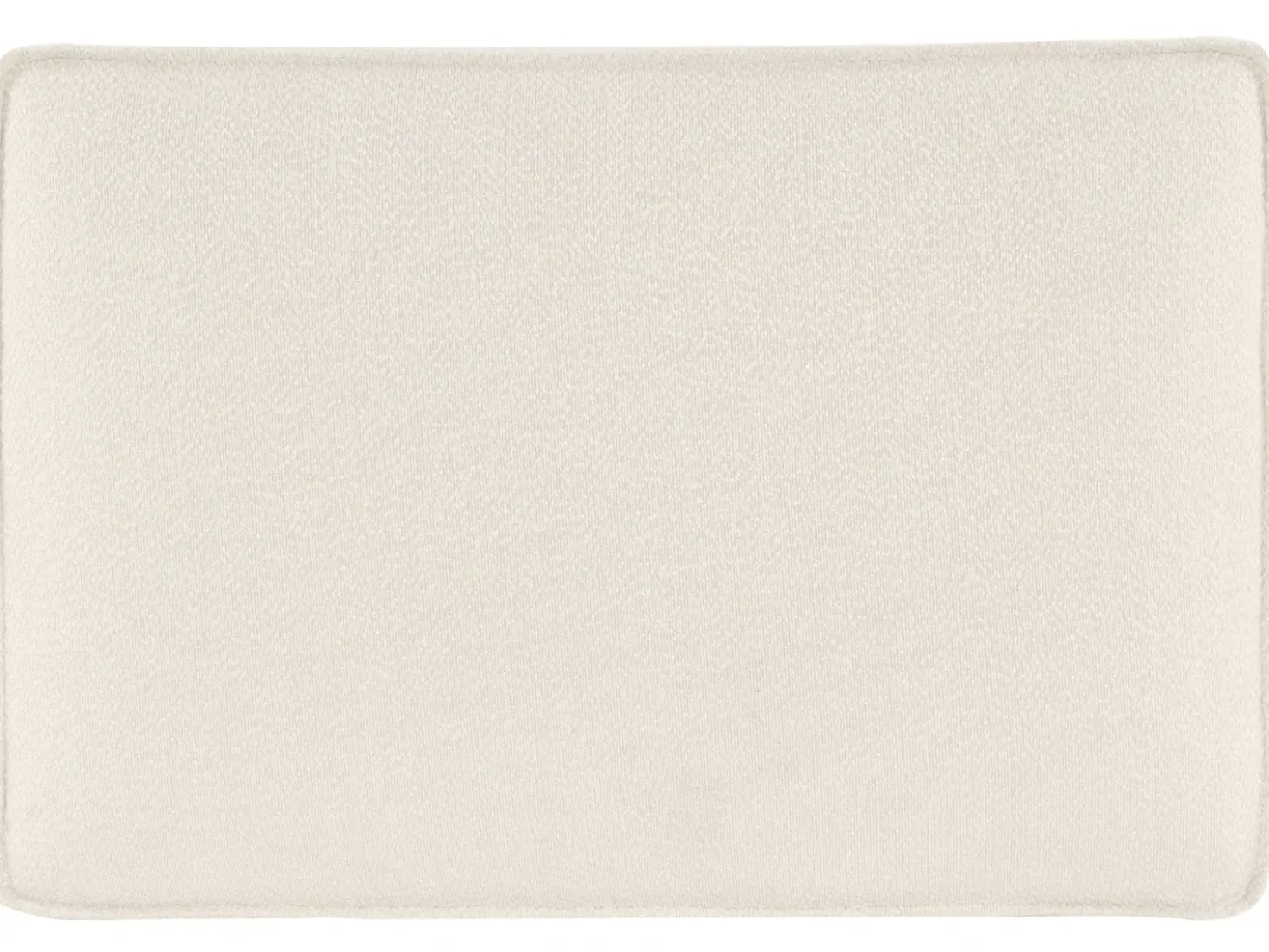 Ottomana KOLDING Bouclé Beige chiaro