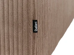 Ottomana LEMVIG Velluto a coste Beige sabbia