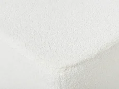 Ottomana LUNGO Bouclé Bianco