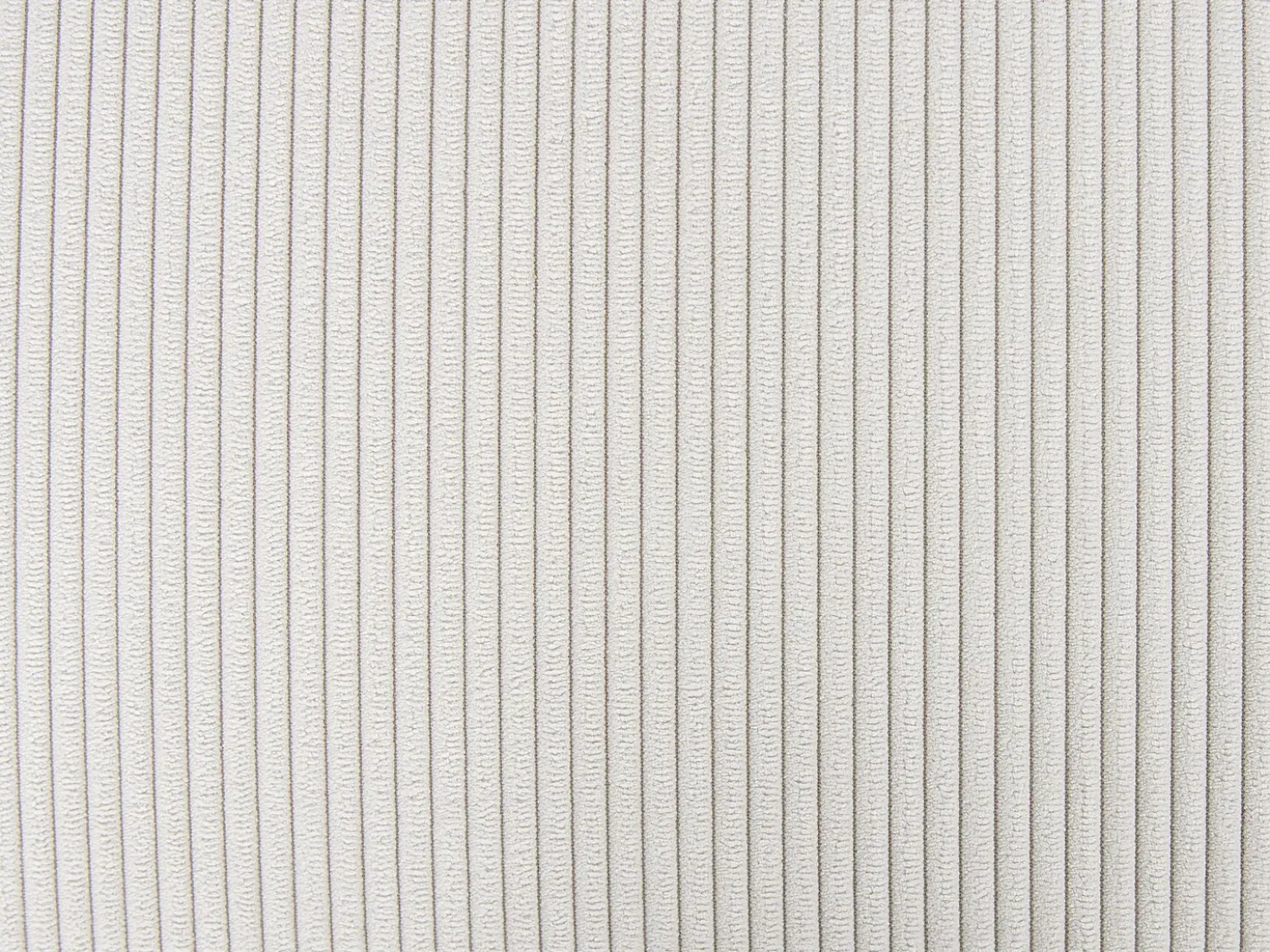 Ottomana LUNGO Velluto a coste Bianco sporco