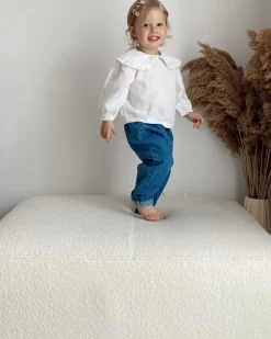 Ottomana OSLO Bouclé Bianco