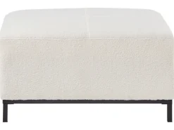 Ottomana OSLO Bouclé Bianco