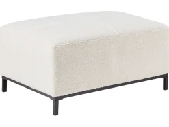Ottomana OSLO Bouclé Bianco