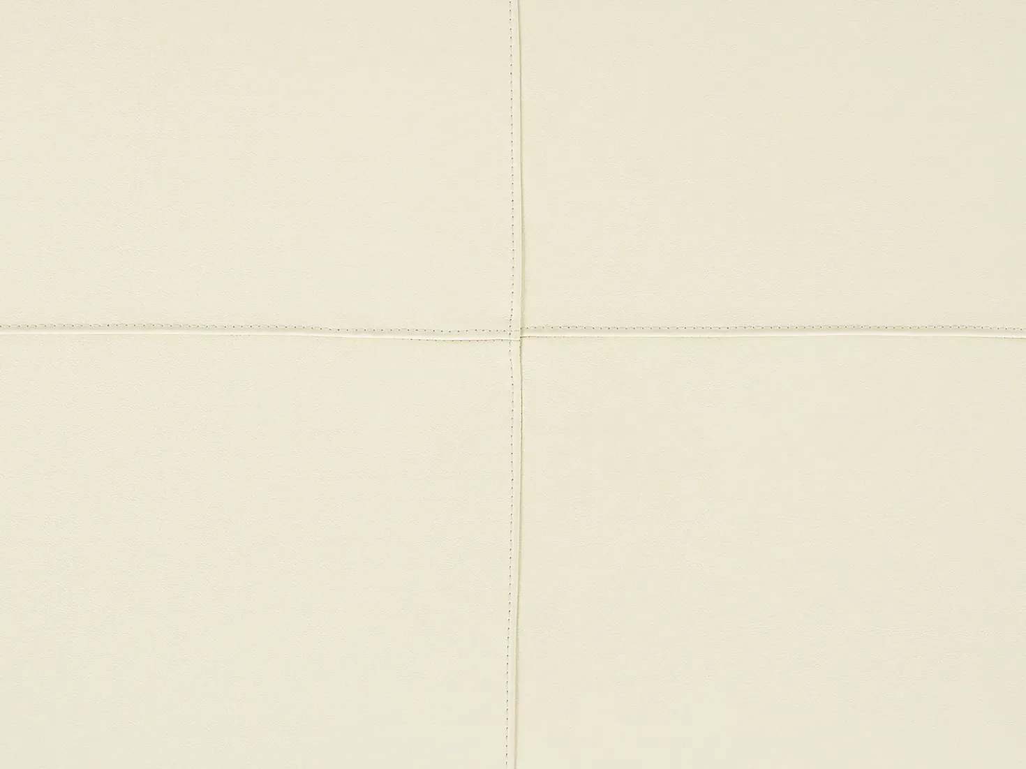 Ottomana OSLO Pelle naturale Beige chiaro