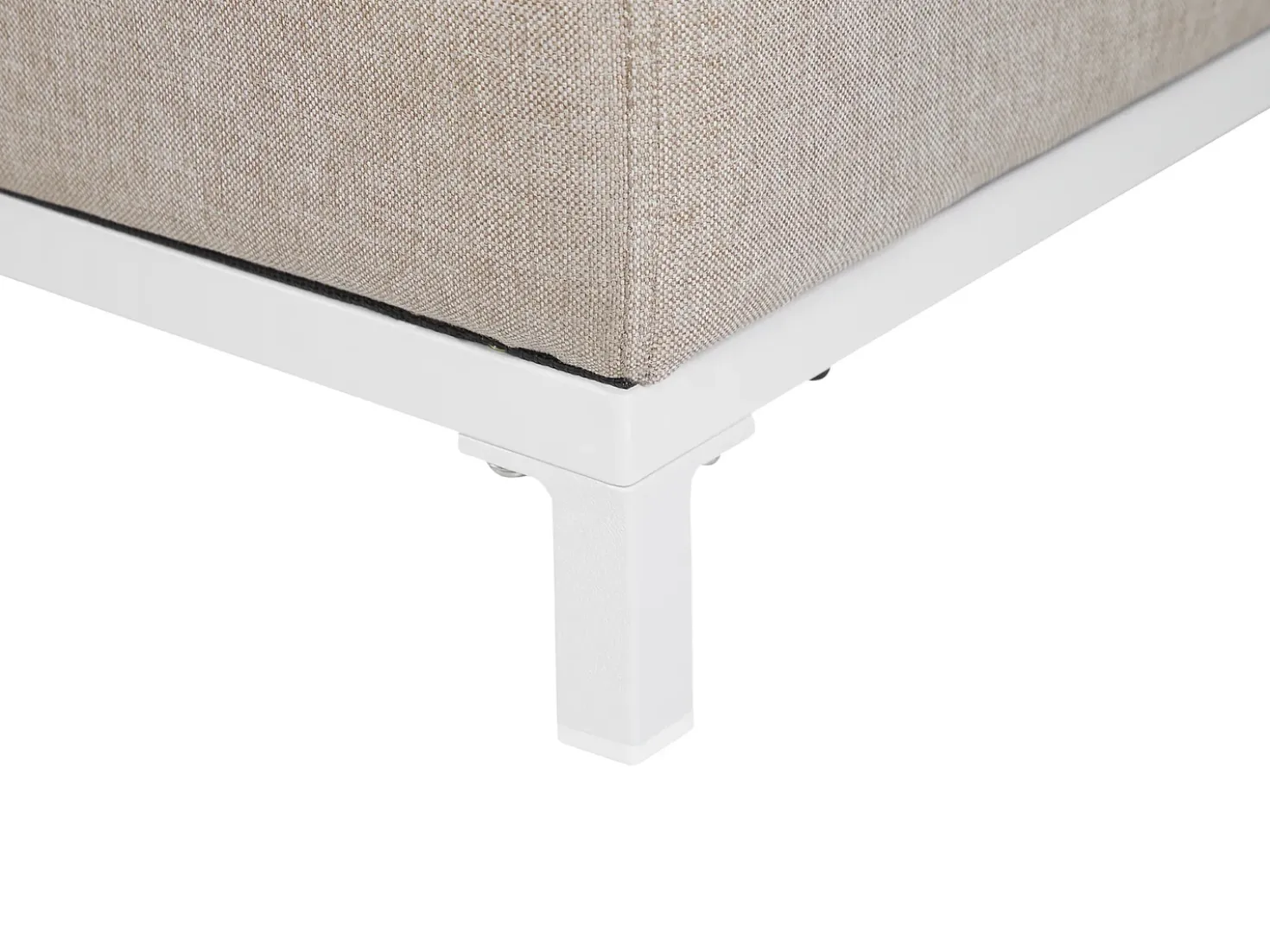 Ottomana ROVIGO Tessuto Beige