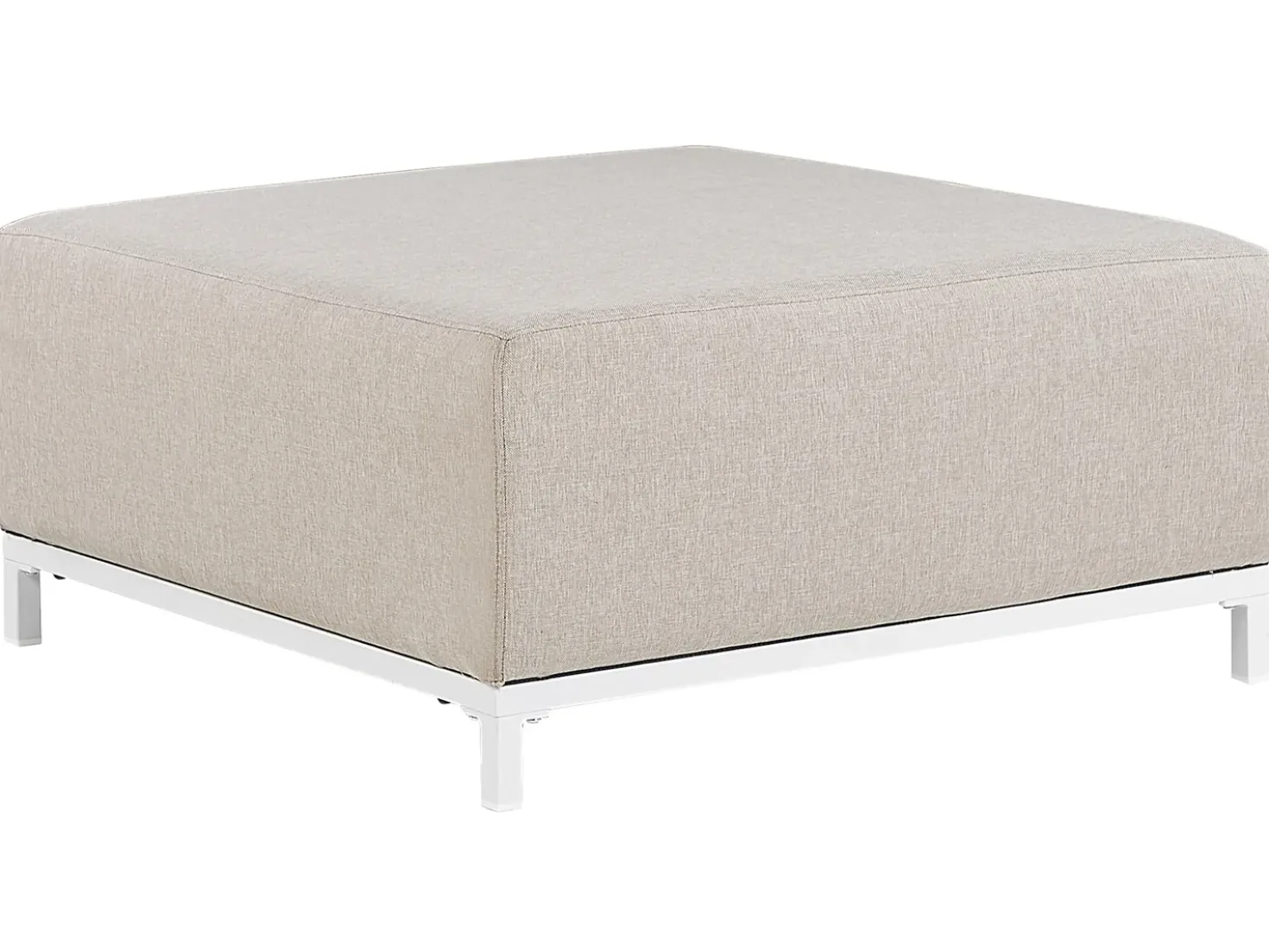 Ottomana ROVIGO Tessuto Beige