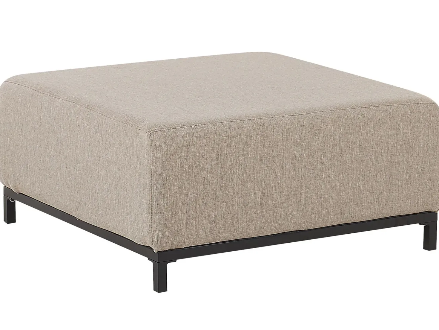 Ottomana ROVIGO Tessuto Beige