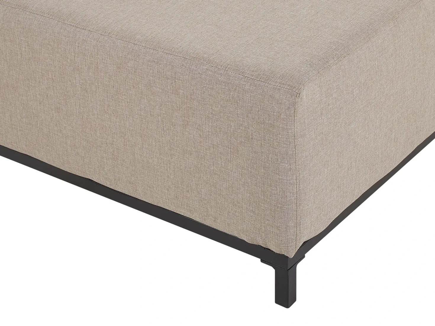 Ottomana ROVIGO Tessuto Beige