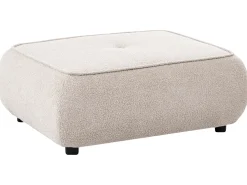 Ottomana SALLA Bouclé Beige
