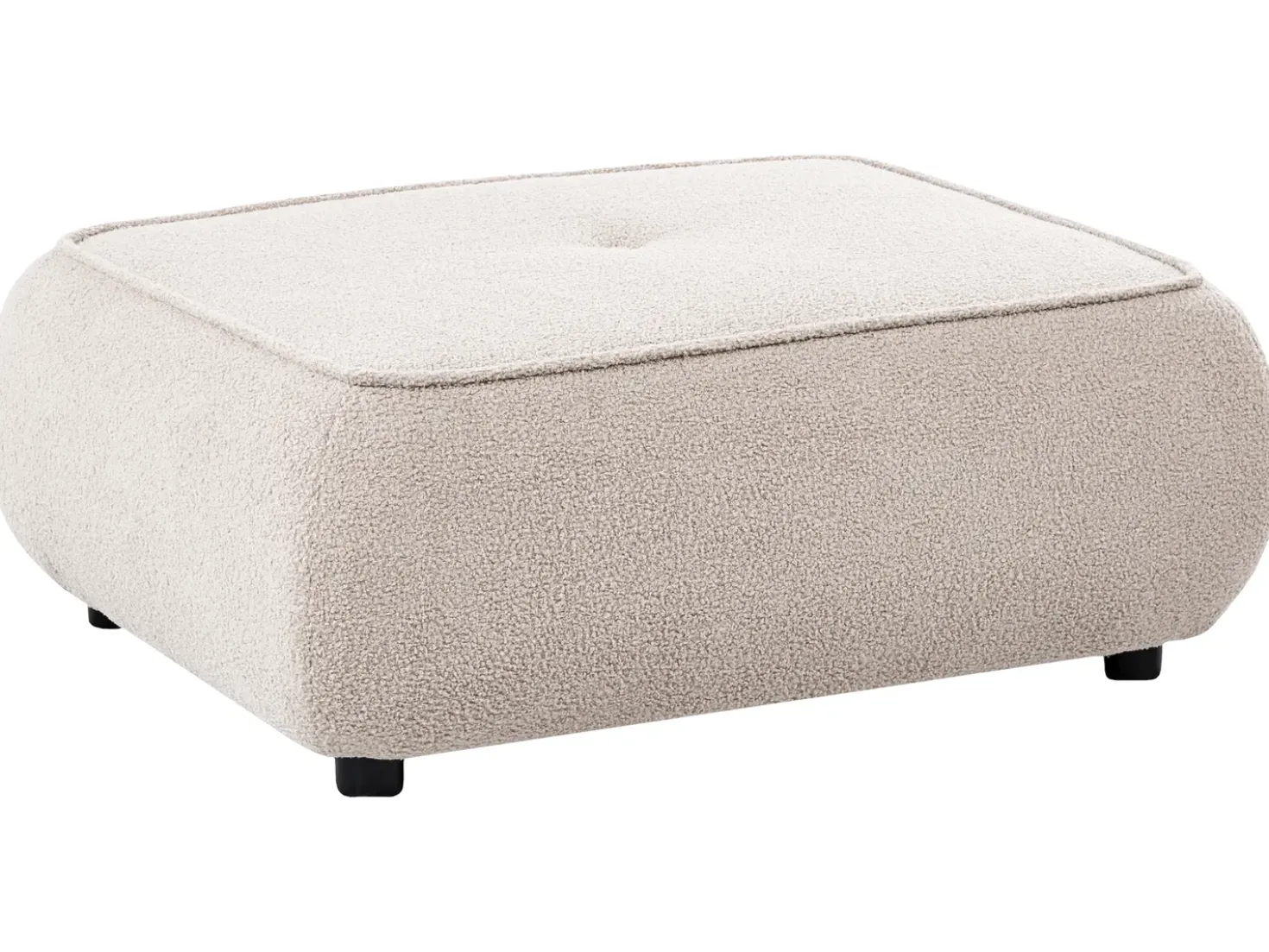 Ottomana SALLA Bouclé Beige