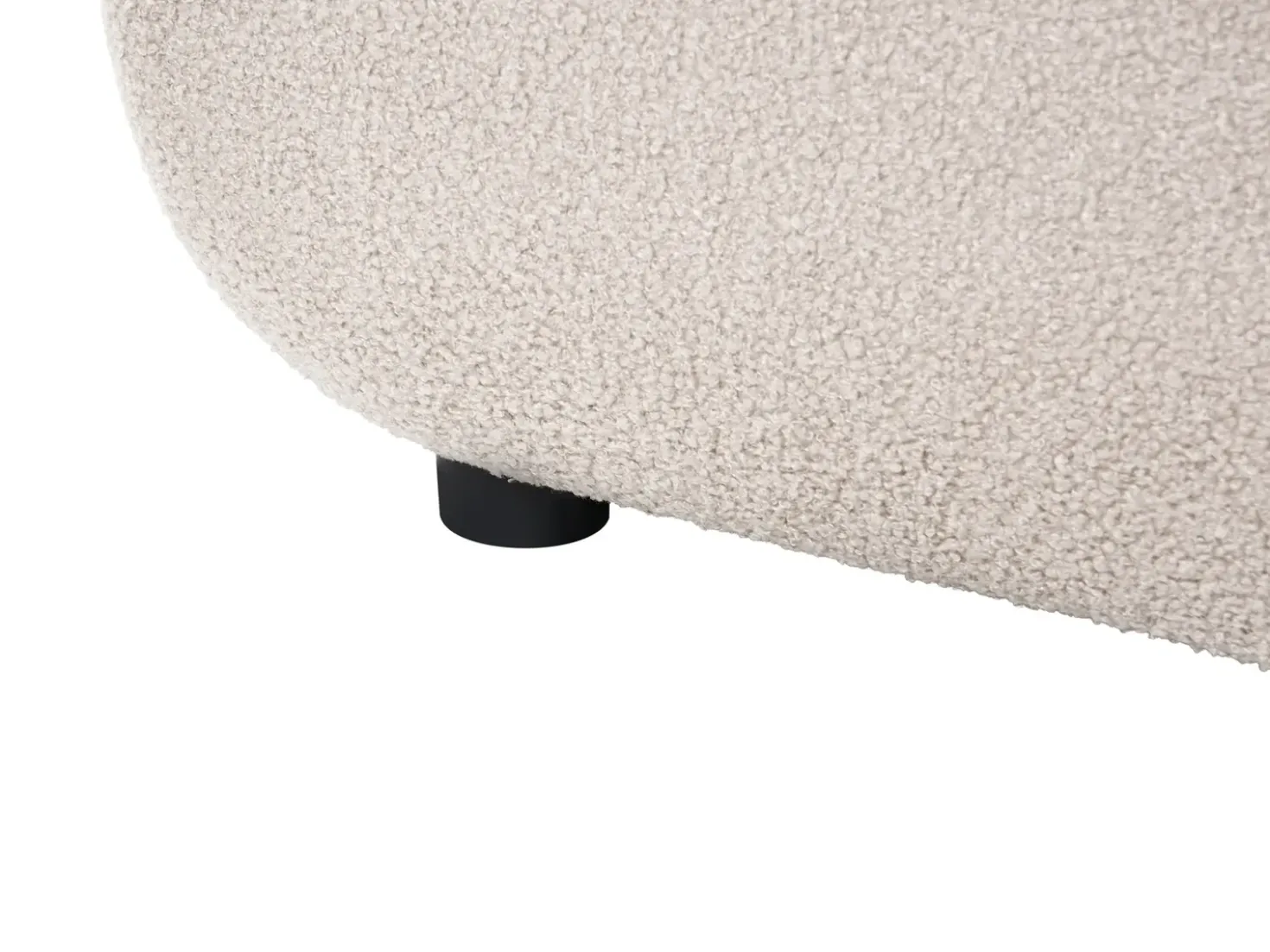 Ottomana SALLA Bouclé Beige