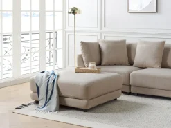 Ottomana SIGTUNA Tessuto Beige