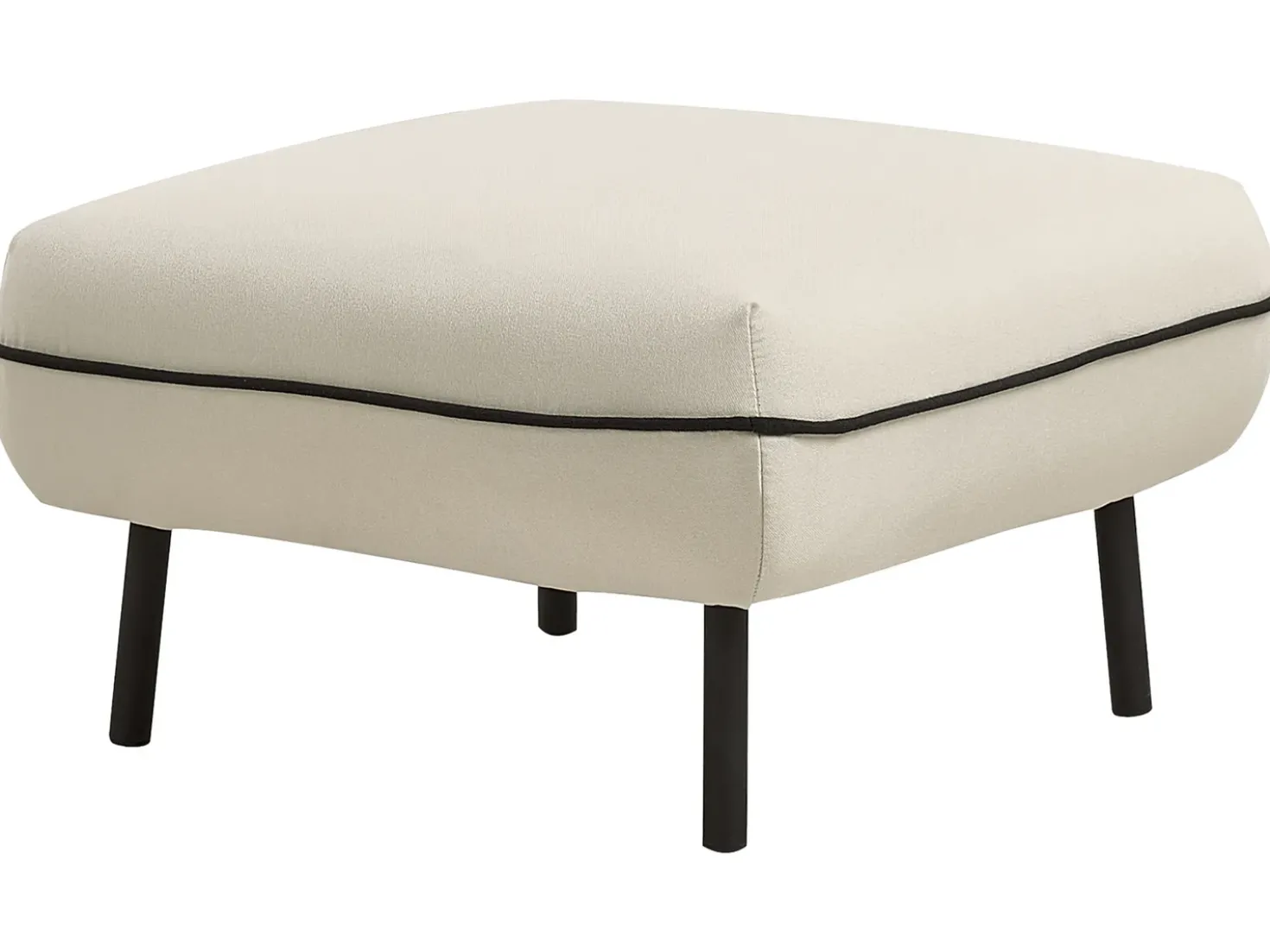 Ottomana TONSBERG Tessuto Beige chiaro