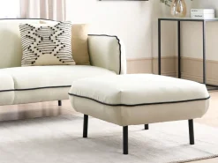 Ottomana TONSBERG Tessuto Beige chiaro