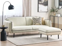 Ottomana TONSBERG Tessuto Beige chiaro