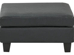 Ottomana UNSTAD Pelle sintetica Nero