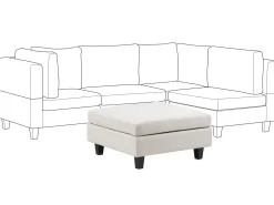 Ottomana UNSTAD Tessuto Beige chiaro
