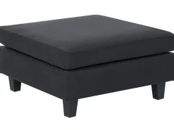 Ottomana UNSTAD Tessuto Nero