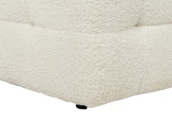Ottomano contenitore MICHIGAN Bouclé Bianco