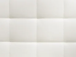 Ottomano contenitore MICHIGAN Pelle sintetica Bianco